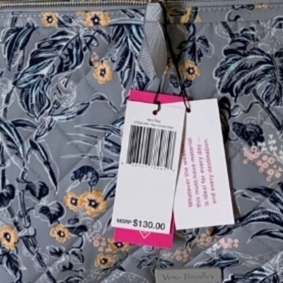 Vera Bradley 4 PIECE SET Rain Forest Toile Travel Bag - Picture 16 of 16